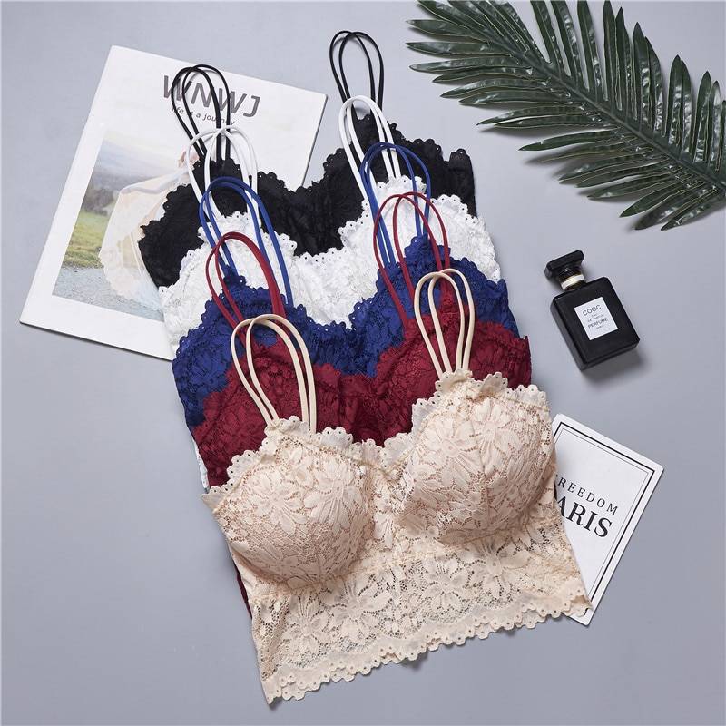 Lace V Neck Bralette - Women’s Clothing & Accessories - Bras - 3 - 2024