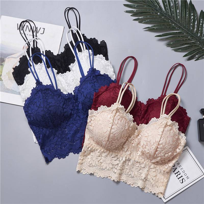 Lace V Neck Bralette - Women’s Clothing & Accessories - Bras - 5 - 2024