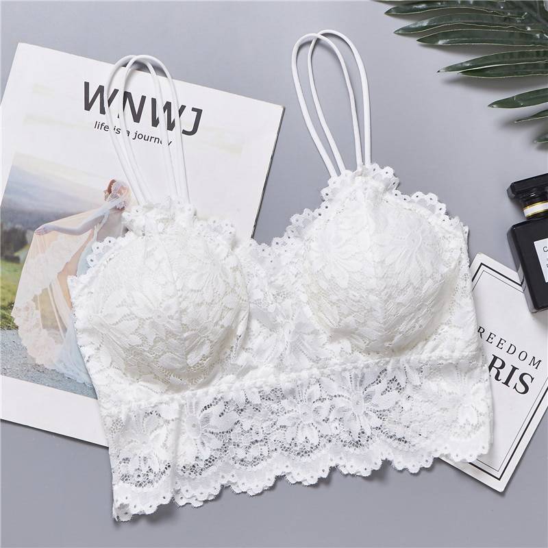 Lace V Neck Bralette - Women’s Clothing & Accessories - Bras - 6 - 2024