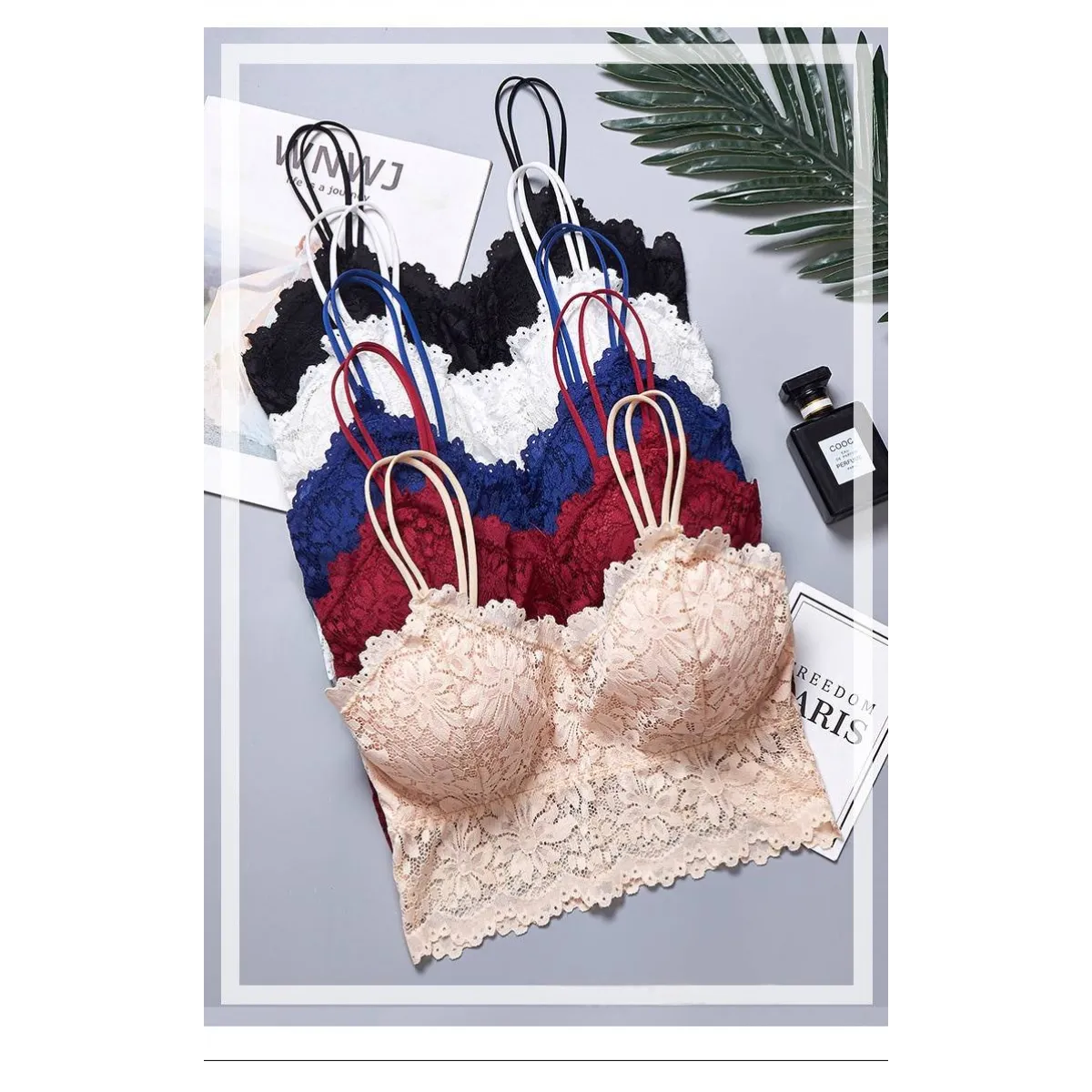 Lace V Neck Bralette - Women’s Clothing & Accessories - 8