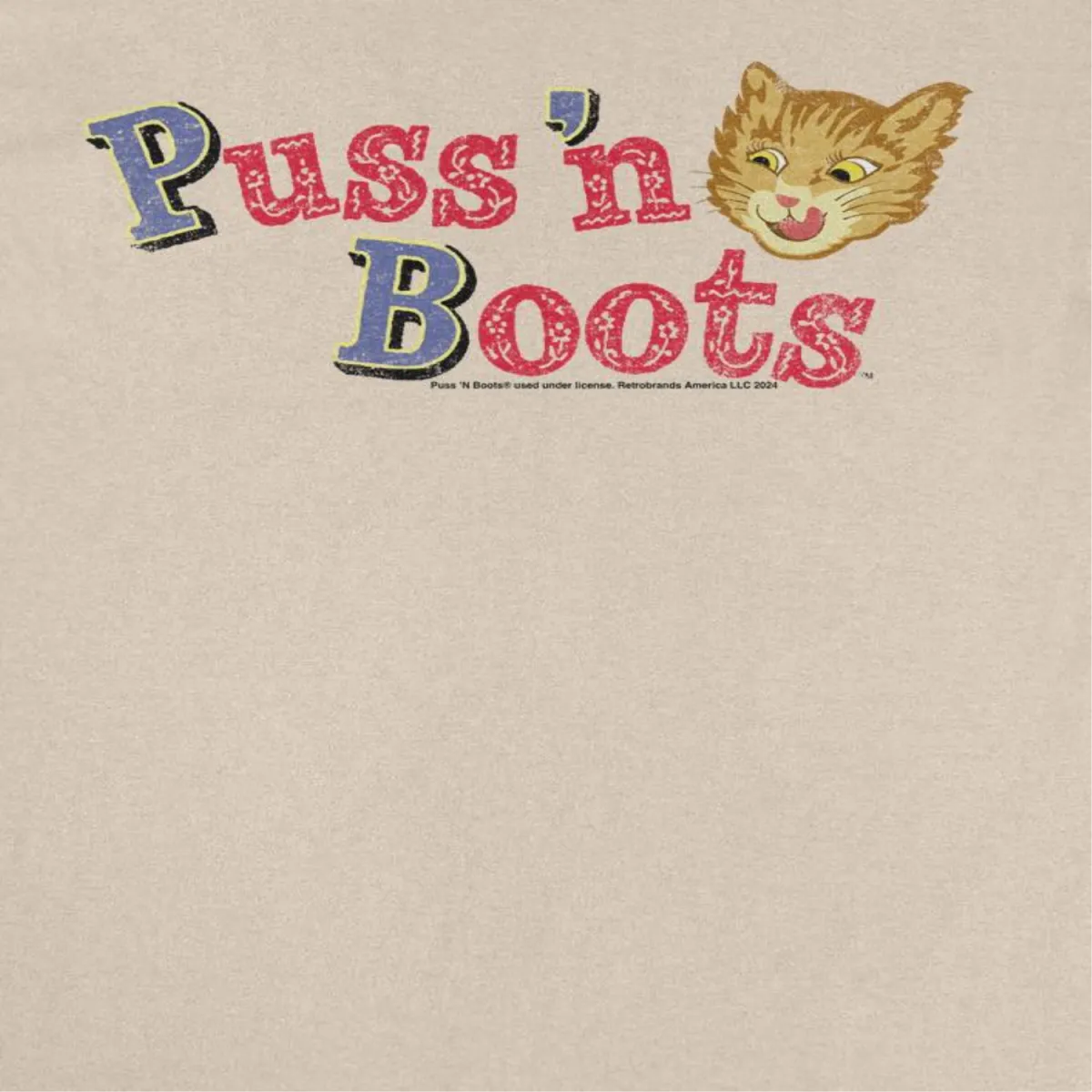 Puss n Boots Retro Cat Food Graphic Tee - T-Shirts - T-Shirt - 2