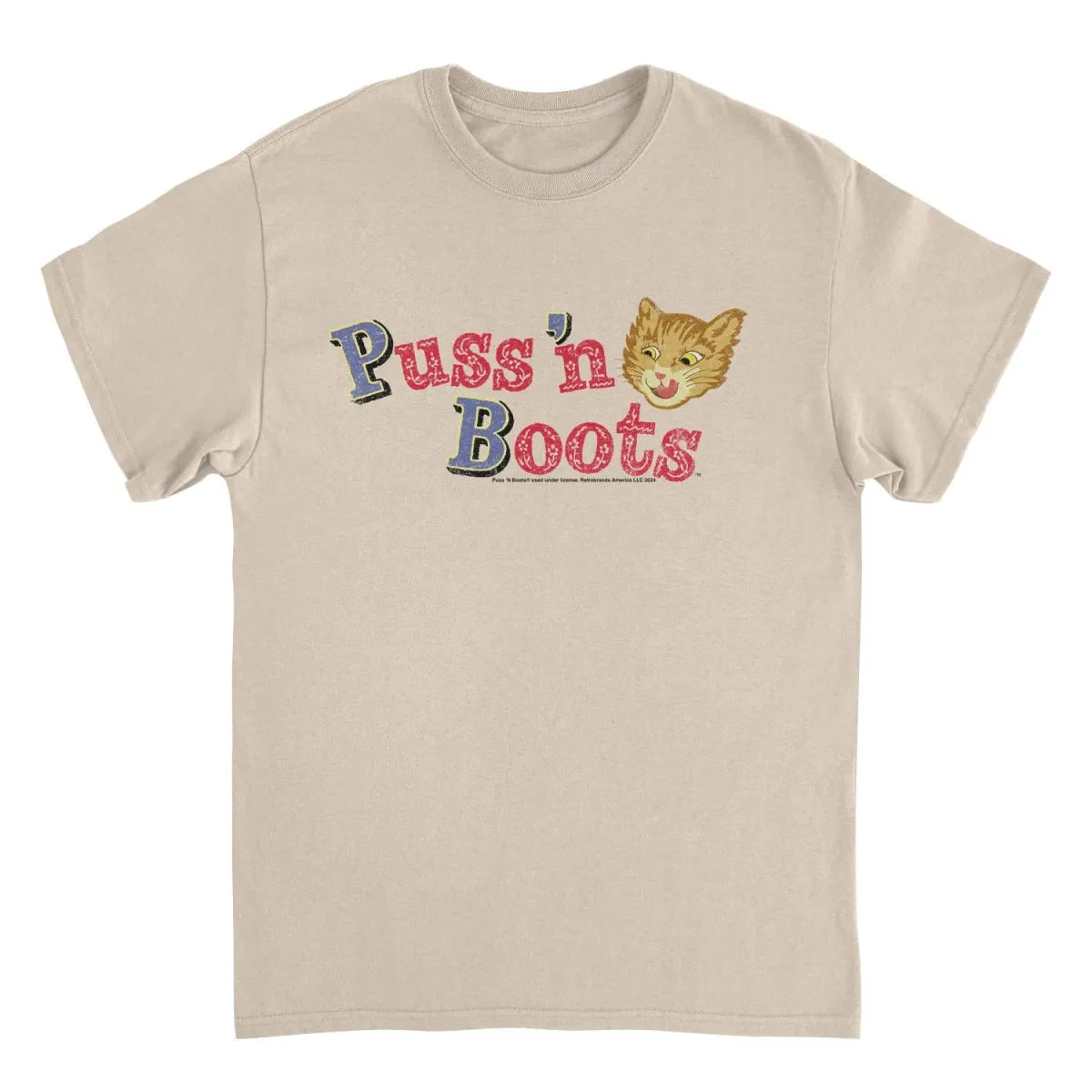 Puss n Boots Retro Cat Food Graphic Tee - T-Shirts - T-Shirt - 1