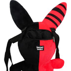 Rabbit Plush Backpack – Red/Black (20”) - Women Bags & Wallets - Stuffed Animals - 6