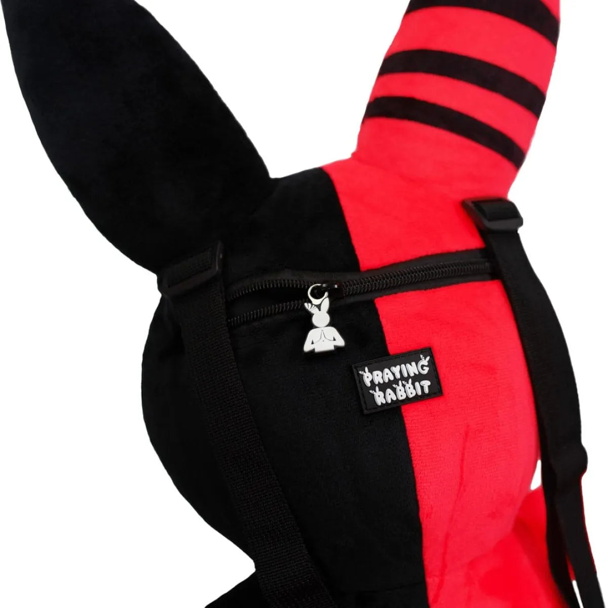 Rabbit Plush Backpack – Red/Black (20”) - Women Bags & Wallets - Stuffed Animals - 5