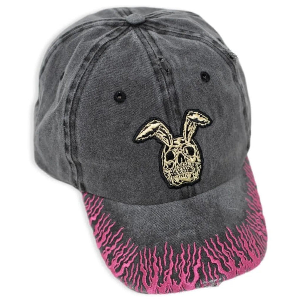 Rabbit Skull Vintage Hat - Harajuku Style - dad hats - 3