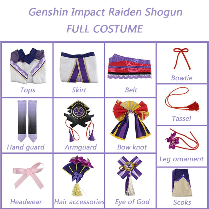 Raiden Shogun Beelzebul Dress - Genshin Impact - All Dresses - Dresses - 5 - 2024