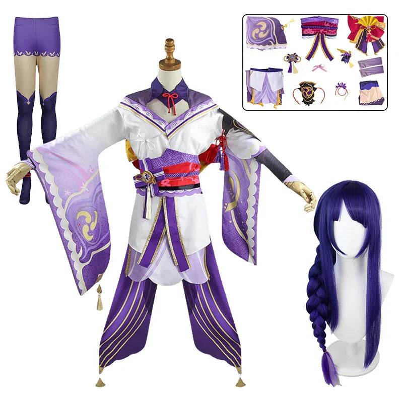 Raiden Shogun Beelzebul Dress - Genshin Impact - costume wig / XS - All Dresses - Dresses - 7 - 2024