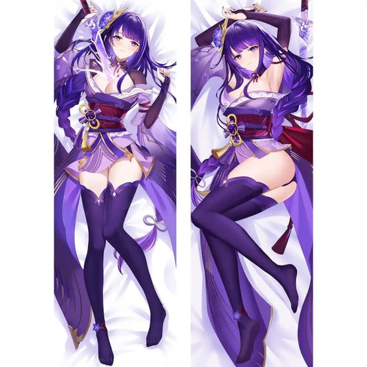 Raiden Shogun Dakimakura - Genshin Impact Anime Body Pillow Case - baal 211039 / 34x100cm 2way - Anime - Clothing - 2