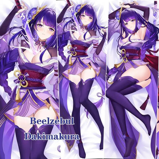 Raiden Shogun Dakimakura - Genshin Impact Anime Body Pillow Case - Anime - Clothing - 1 - 2024