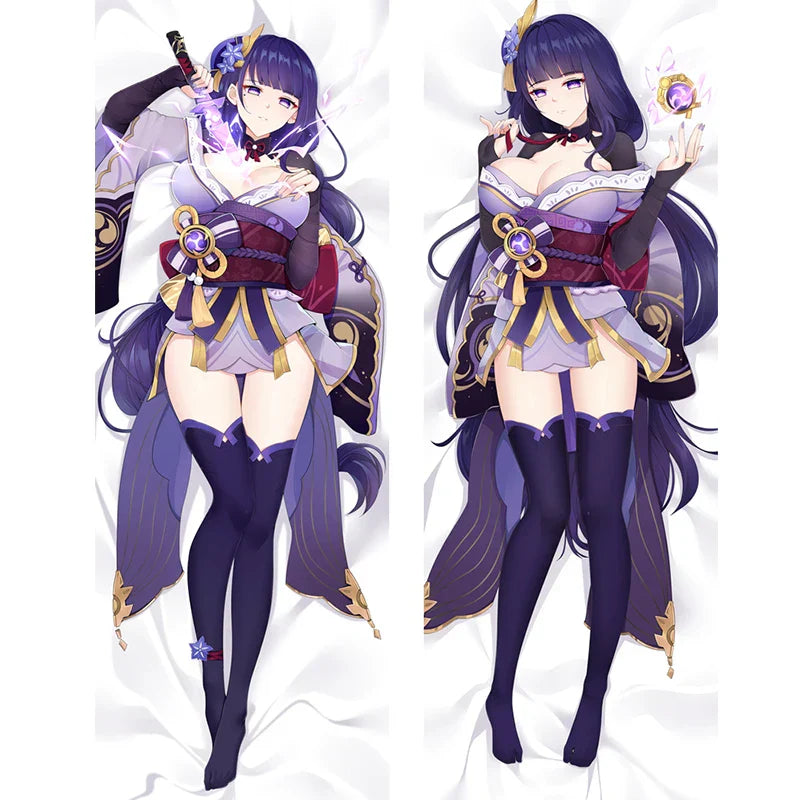 Raiden Shogun Dakimakura - Genshin Impact Anime Body Pillow Case - Anime - Clothing - 3 - 2024