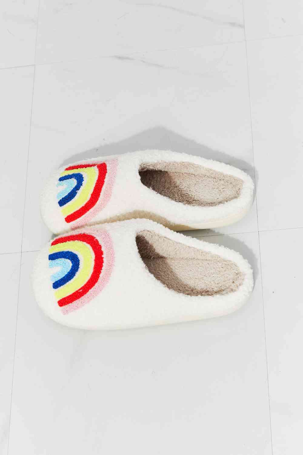 Rainbow Plush Slipper - Accessories - Shoes - 6 - 2024