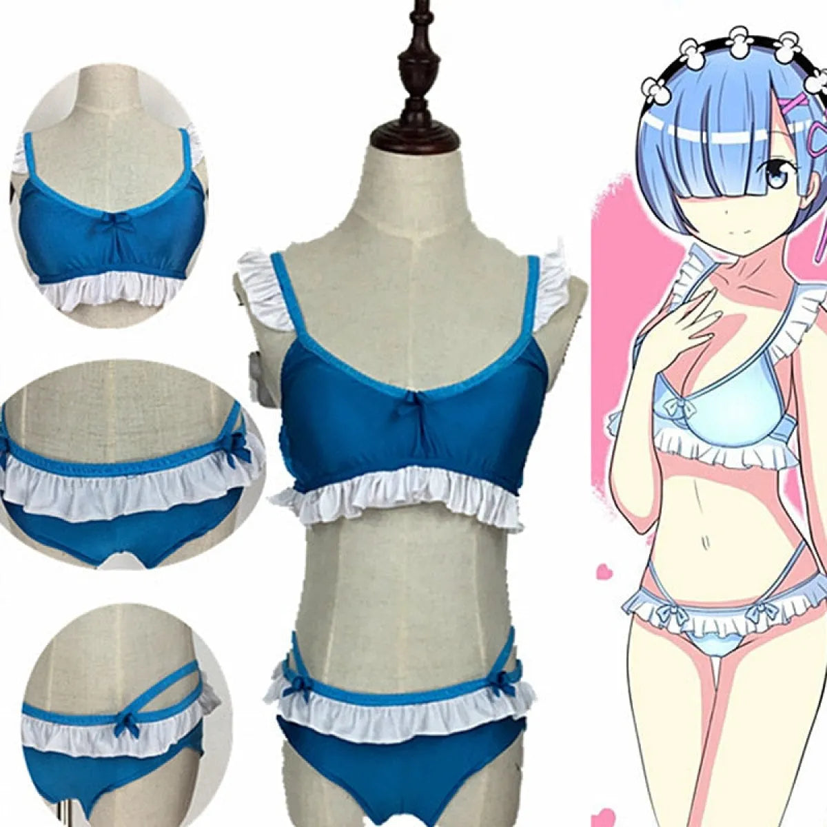 Ram Rem Cosplay Costume - Women’s Clothing & Accessories - 7