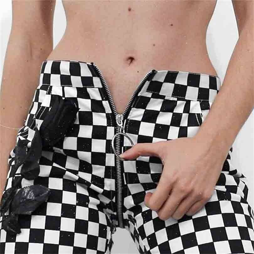 Plaid Back Zip Trousers - Bottoms - Clothing - 9 - 2024