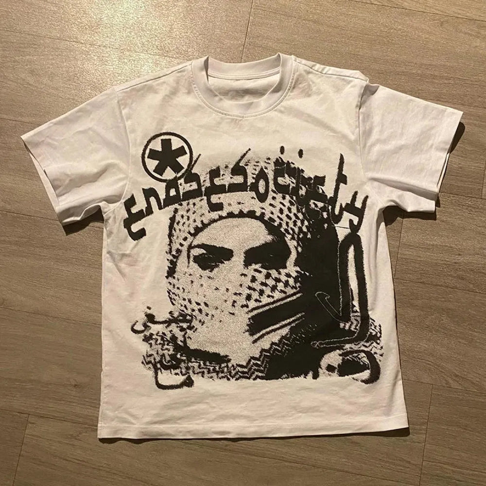 Rebel Icon Tee – Streetwear Statement T-Shirt - T-Shirts - Short - Round - 1