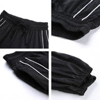 Fashion Reflective Strip Sweatpants - Bottoms - 5