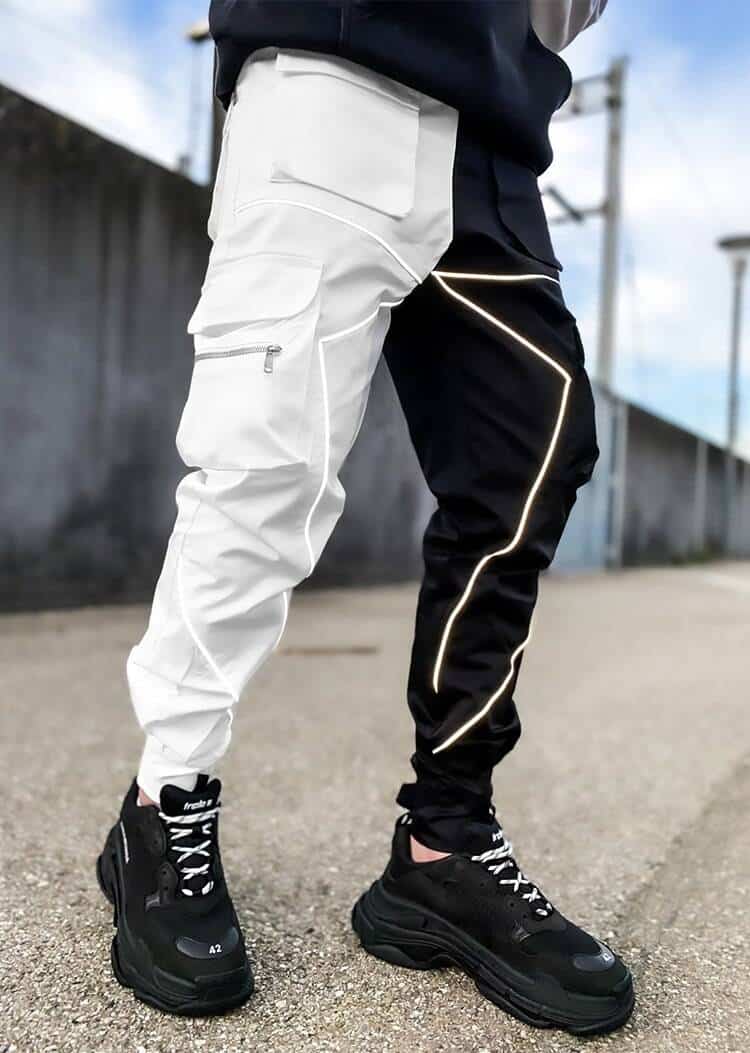 Reflective Techwear Cargo Pants - Bottoms - Shirts & Tops - 15 - 2024