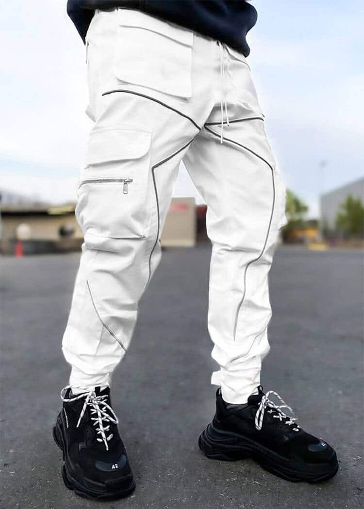 Reflective Techwear Cargo Pants - Bottoms - Shirts & Tops - 18 - 2024