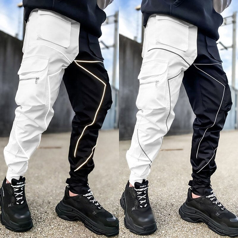 Reflective Techwear Cargo Pants - Multicolored / XXXL - Bottoms - Shirts & Tops - 29 - 2024