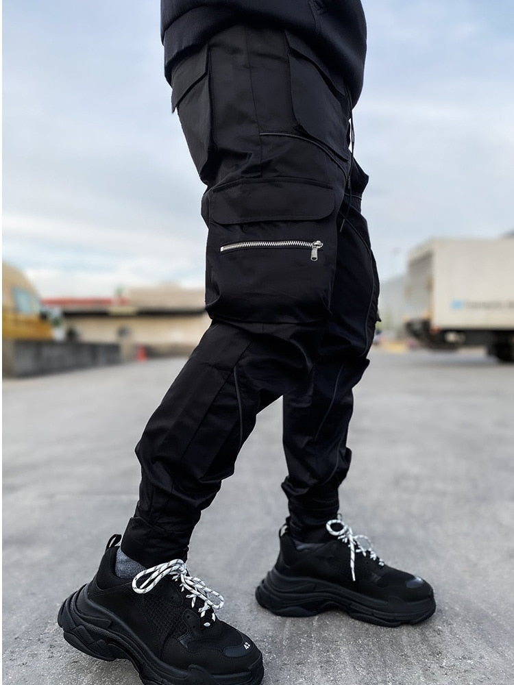 Reflective Techwear Cargo Pants - Bottoms - Shirts & Tops - 4 - 2024