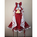 Touhou Reimu Hakurei Cosplay Dress Set with Wig - All Dresses - Cosplay - 5