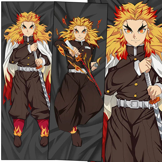 Demon Slayer Rengoku Dakimakura - Kimetsu No Yaiba Anime Body Pillow Case - Anime - Clothing - 1 - 2024