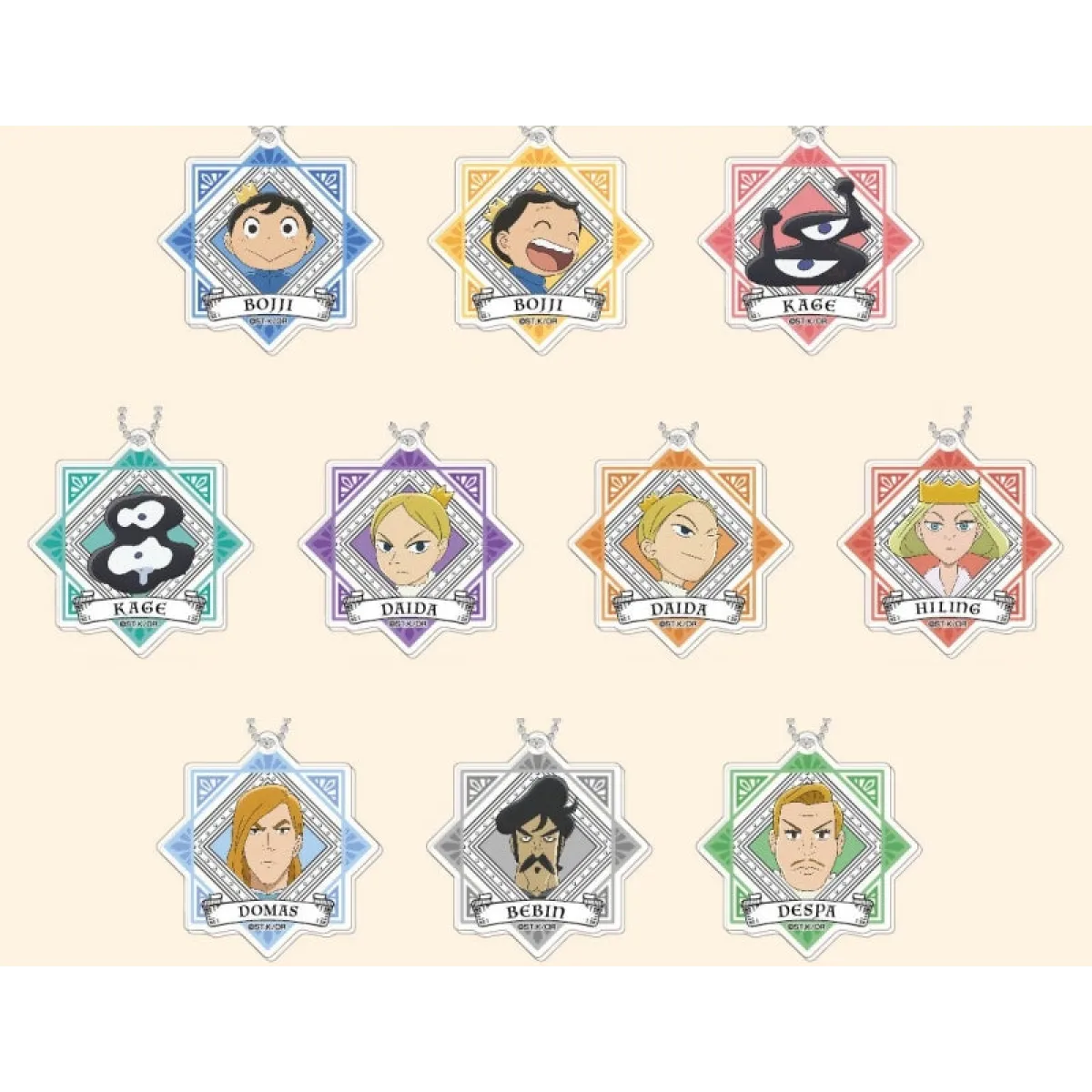 Ranking of Kings Decofure Acrylic Keychain Blind Box (1 Blind Box) - Harajuku Style - Figures - 1