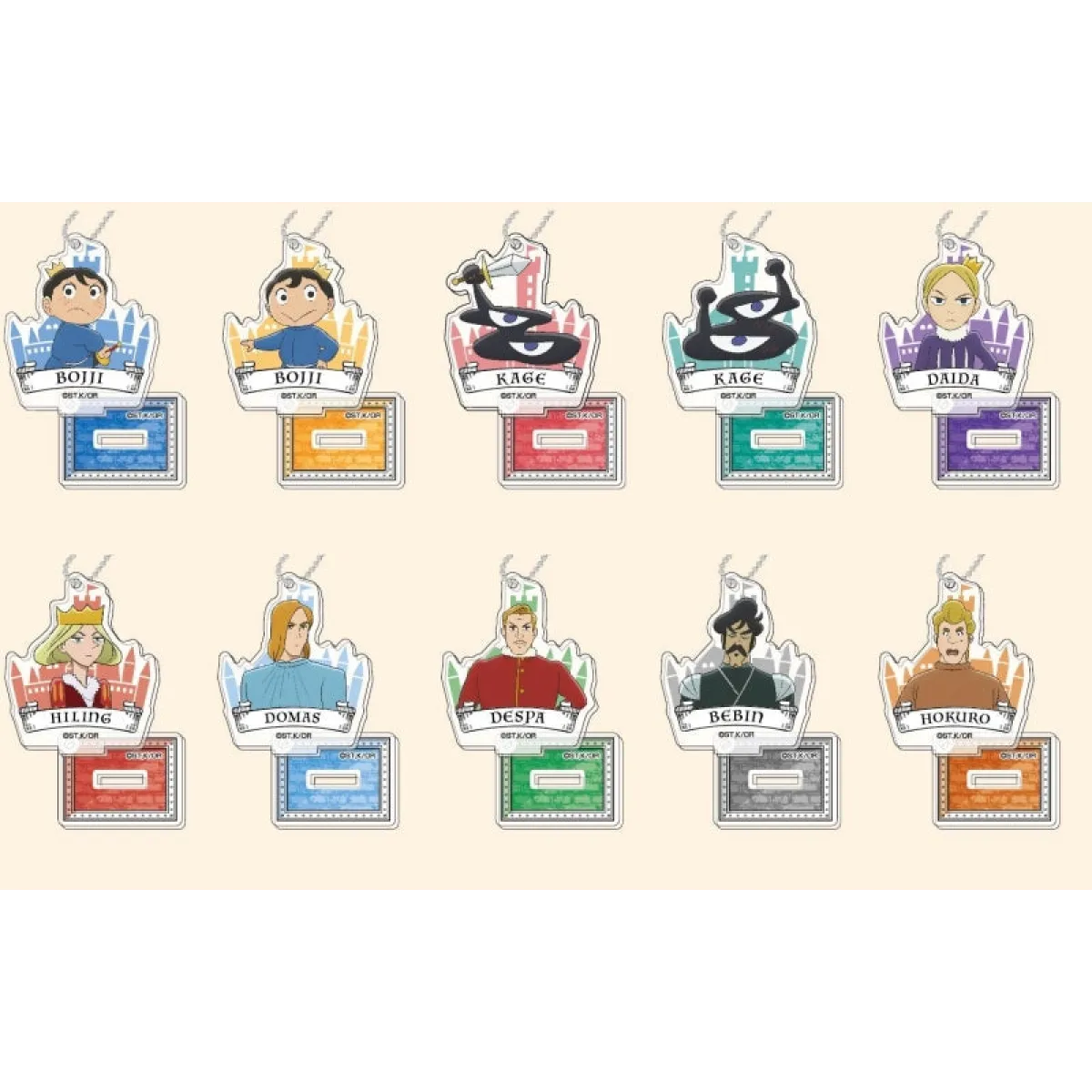 Ranking of Kings Stand Mini Acrylic Keychain Blind Box (1 Blind Box) - Figurines - Figures - 1