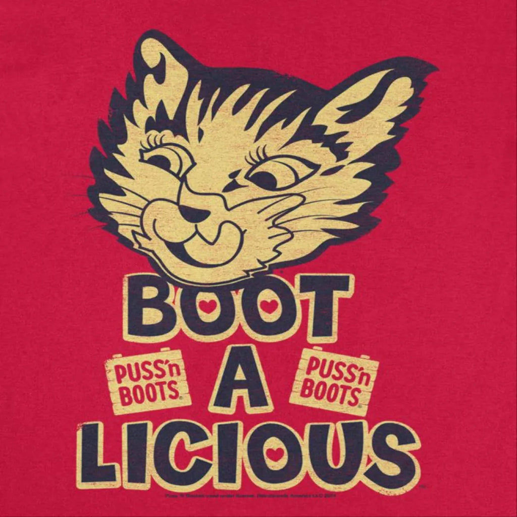 Boot A Licious Retro Cat Graphic T-Shirt - T-Shirts - T-Shirt - 2