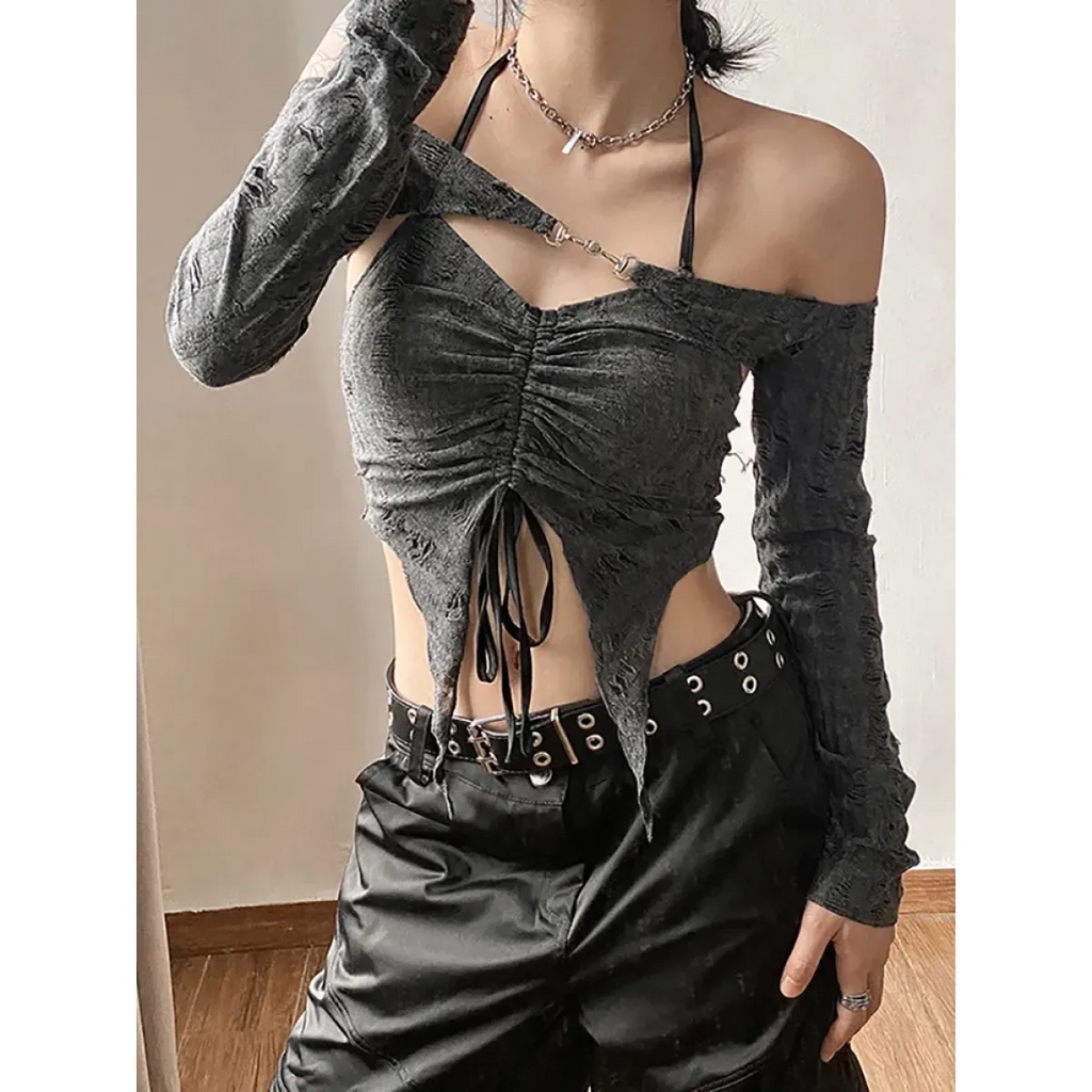 Retro Gothic 2-Piece Set - T-Shirts - 1