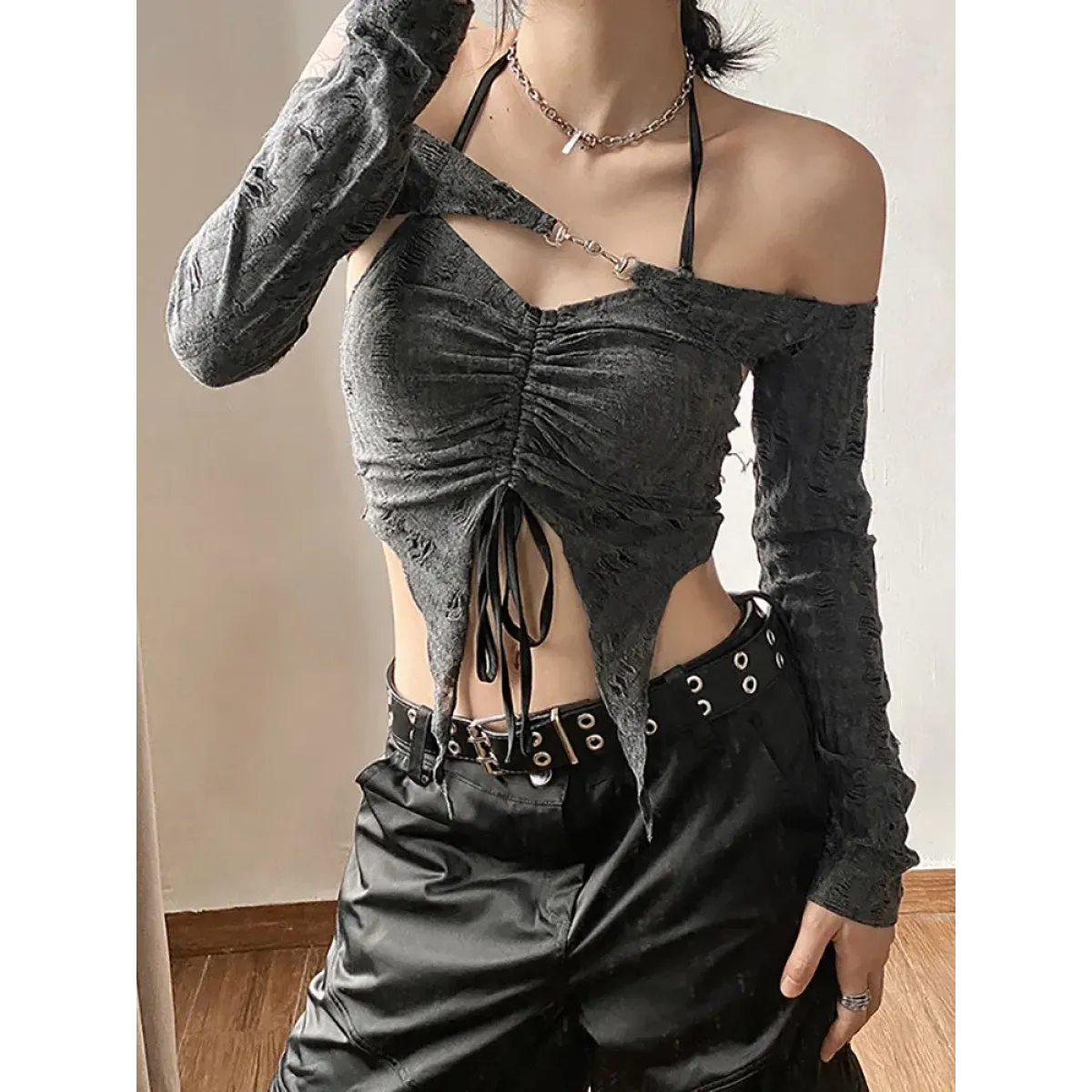 Retro Gothic 2-Piece Set - T-Shirts - 1