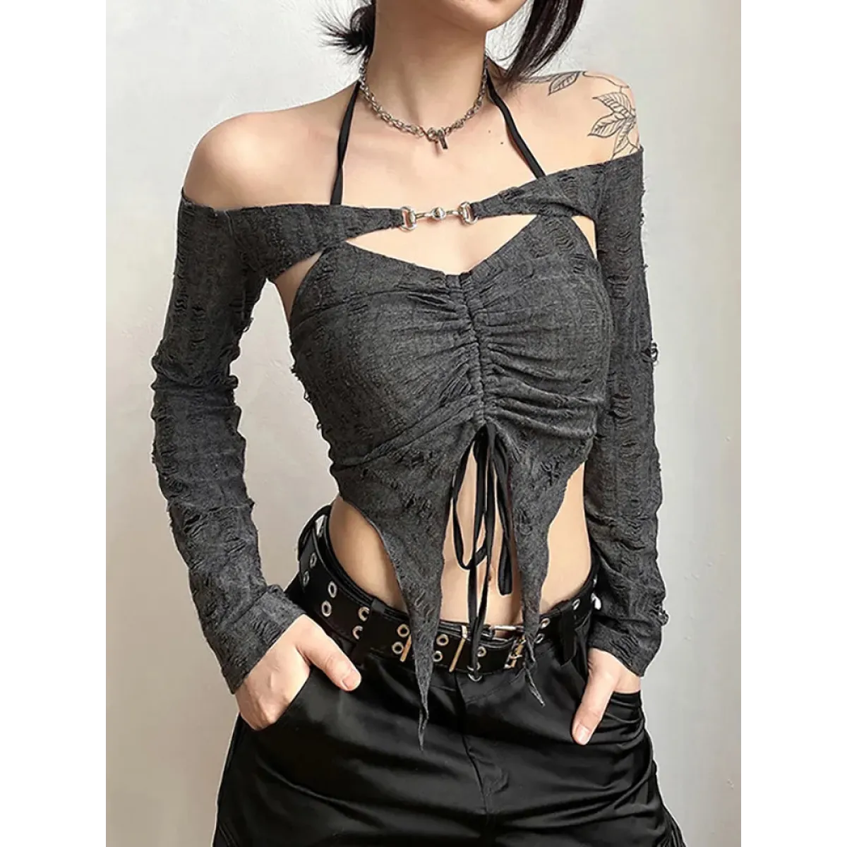 Retro Gothic 2-Piece Set - T-Shirts - 2