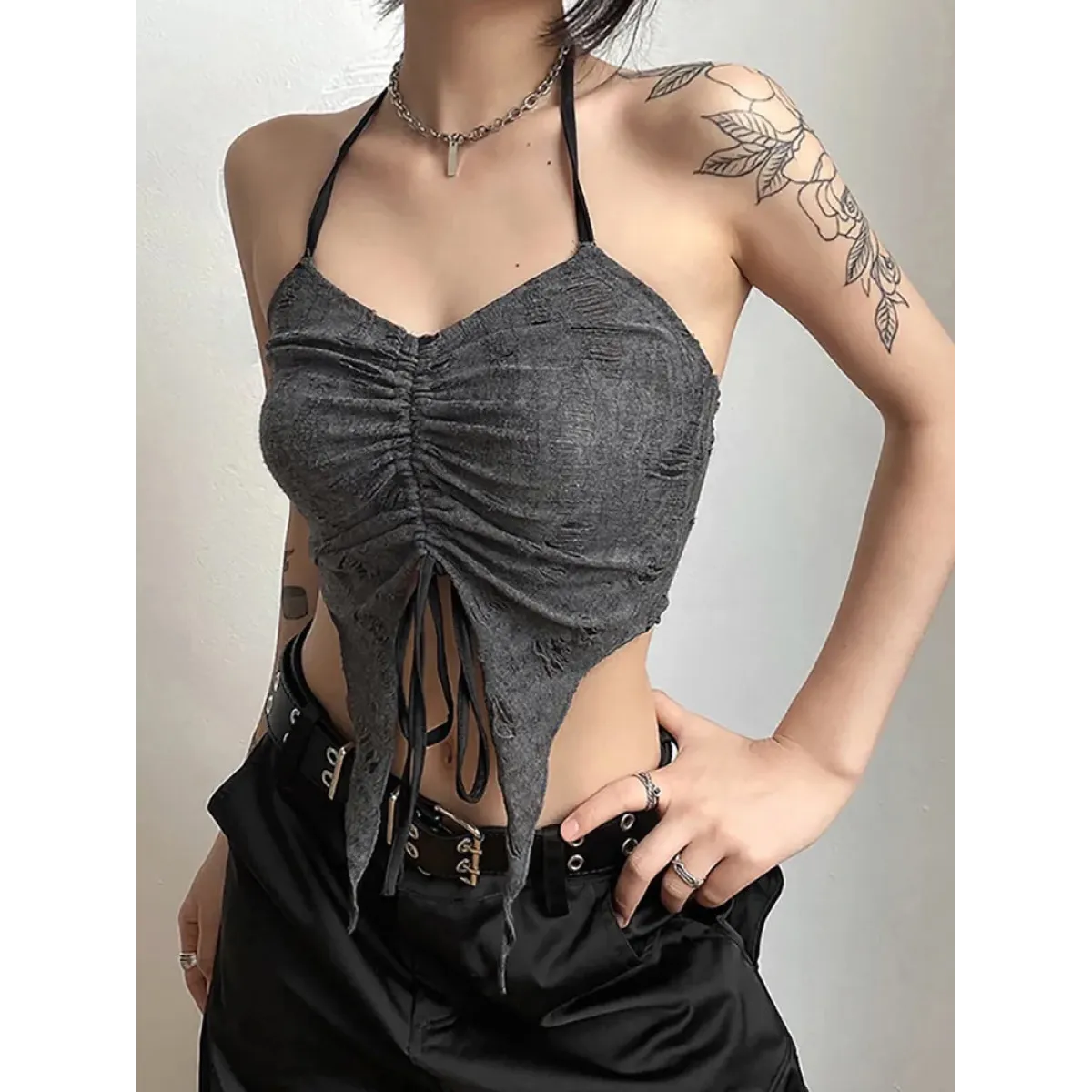 Retro Gothic 2-Piece Set - T-Shirts - 4