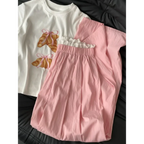 Lace Trim Wide Leg Pants – Retro Y2K Harajuku Casual Trousers - Bottoms - Women’s Pants - 3