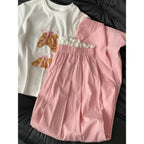 Lace Trim Wide Leg Pants – Retro Y2K Harajuku Casual Trousers - Bottoms - Women’s Pants - 9