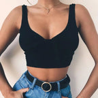 Bow Decorated Crop Top - Women’s Clothing & Accessories - 8