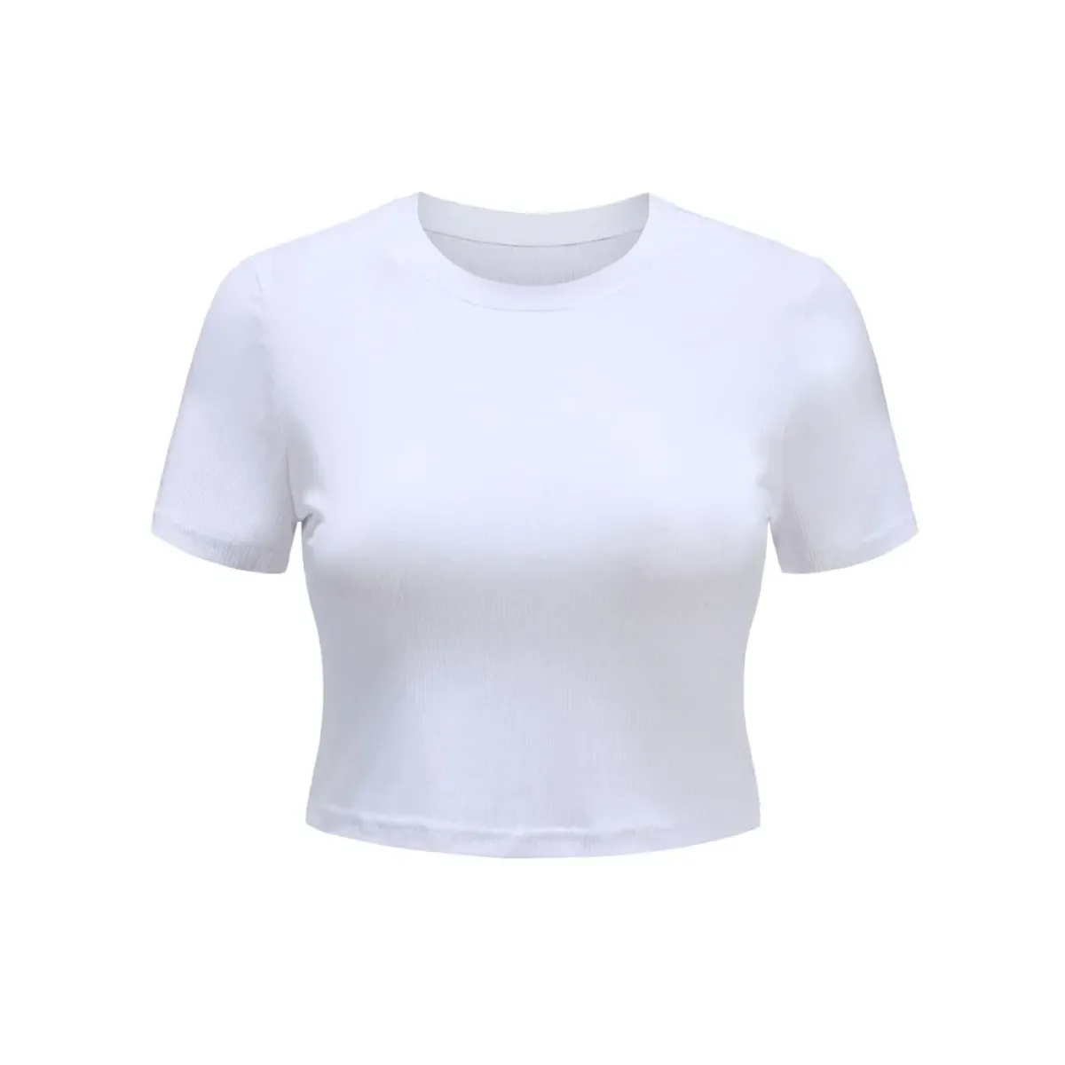 Harajuku Ribbed Knit Crop Top - Women’s Clothing & Accessories - Tops - 5