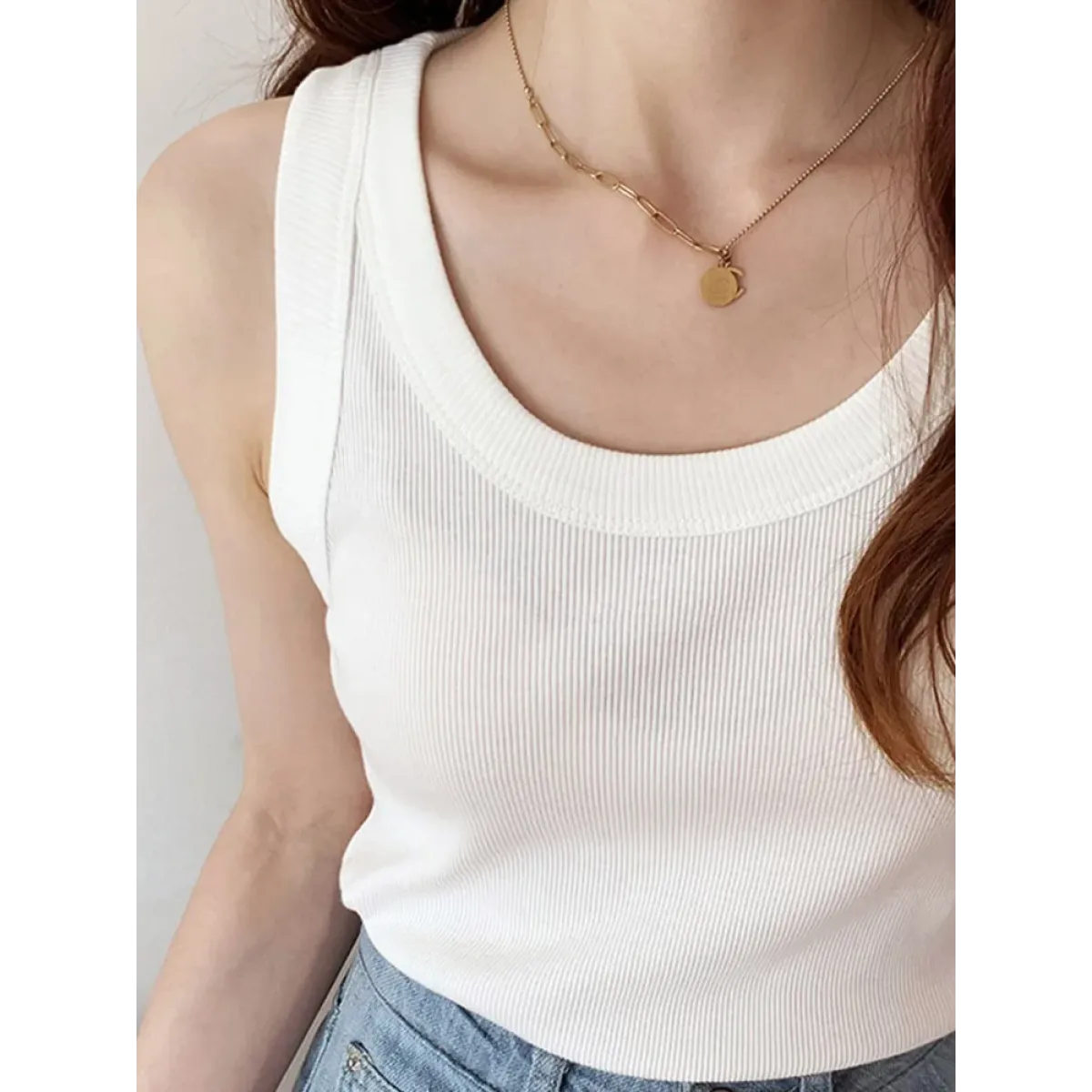 Harajuku Ribbed Knit Tank Top - Tops & Tees - Tops - 3