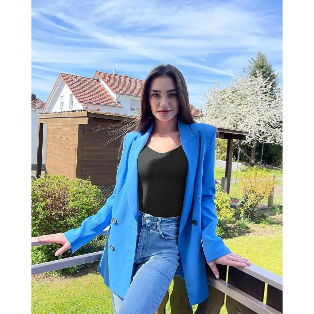 Y2K Ribbed Knit Long Sleeve Bodysuit - Women’s Clothing & Accessories - Intimates - 3