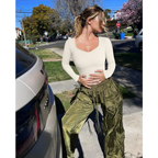 Y2K Ribbed Knit Long Sleeve Bodysuit - Women’s Clothing & Accessories - Intimates - 5