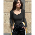 Y2K Ribbed Knit Long Sleeve Bodysuit - Women’s Clothing & Accessories - Intimates - 6