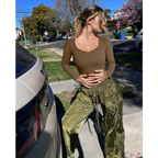 Y2K Ribbed Knit Long Sleeve Bodysuit - Women’s Clothing & Accessories - Intimates - 8