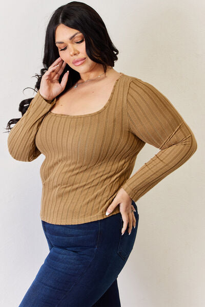 Ribbed Long Sleeve T-Shirt - T-Shirts - Shirts & Tops - 7 - 2024