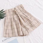 Ribbon Tie High Waist Shorts - Bottoms - 15