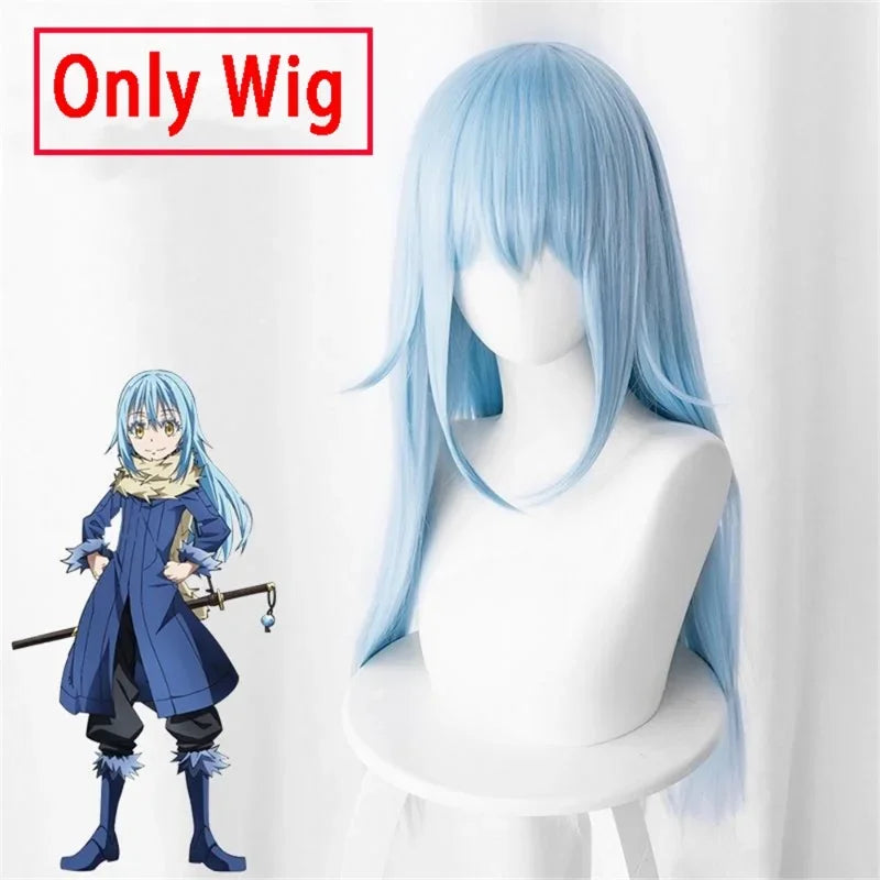 Rimuru Tempest Cosplay Costume – Reincarnated as a Slime Wig & Mask - Cosplay - Costumes - 2024 - 6 - Worldwide Shipping