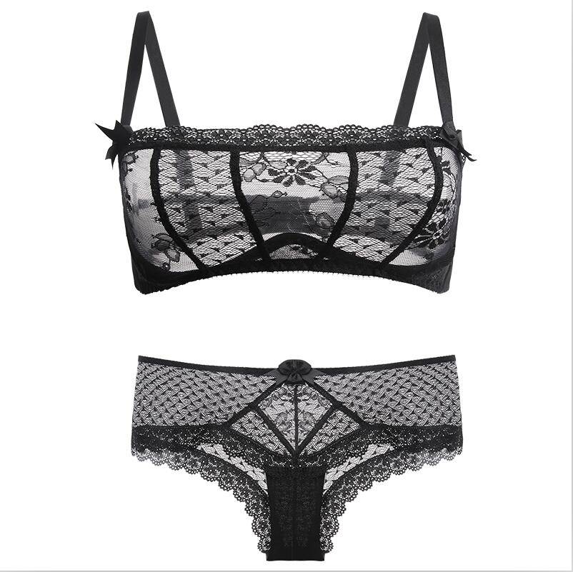 Women’s Romantic Lace Bra and Panties Set - Black / L - Women’s Clothing & Accessories - Bras - 7 - 2024