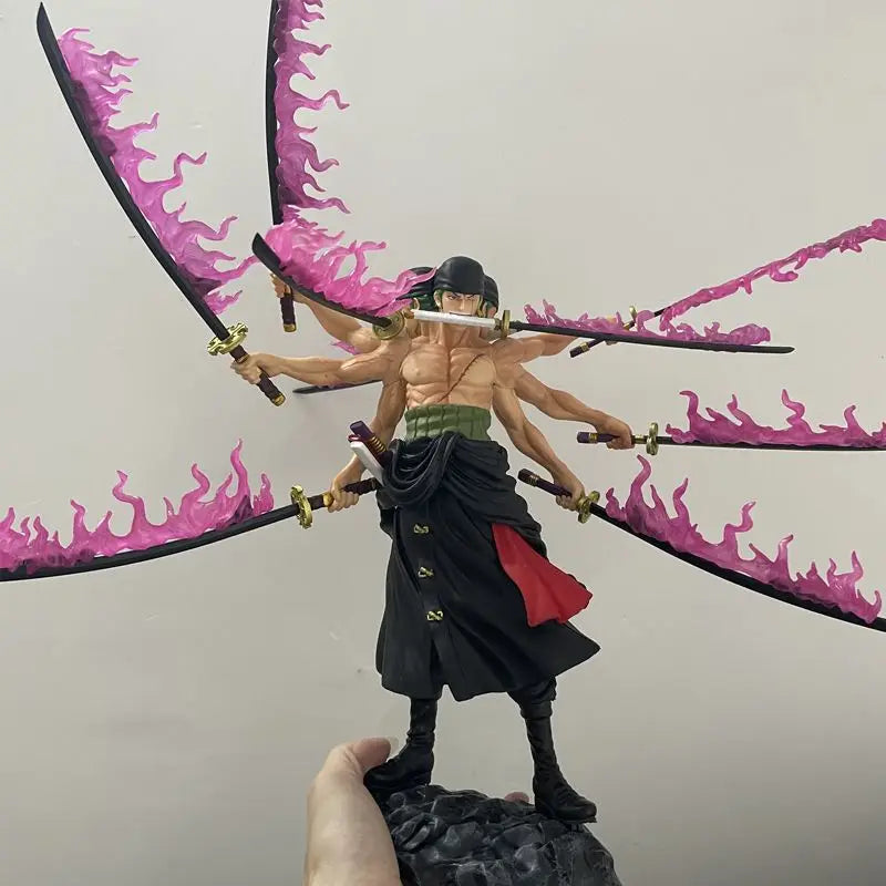 40cm One Piece Roronoa Zoro Asura Kyutoryu Figure - Anime - Action Figures - 2024 - 1 - Worldwide Shipping