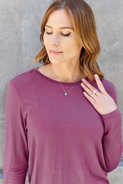 Round Neck Long Sleeve Top - Tops - Shirts & Tops - 9 - 2024