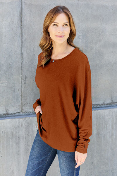 Round Neck Long Sleeve T-Shirt - T-Shirts - Shirts & Tops - 11 - 2024