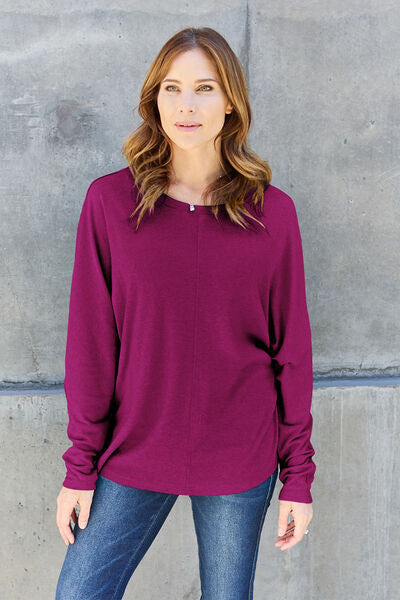 Round Neck Long Sleeve T-Shirt - T-Shirts - Shirts & Tops - 14 - 2024