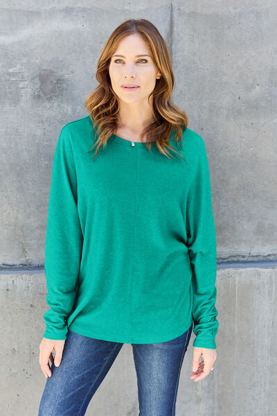 Round Neck Long Sleeve T-Shirt - T-Shirts - Shirts & Tops - 22 - 2024